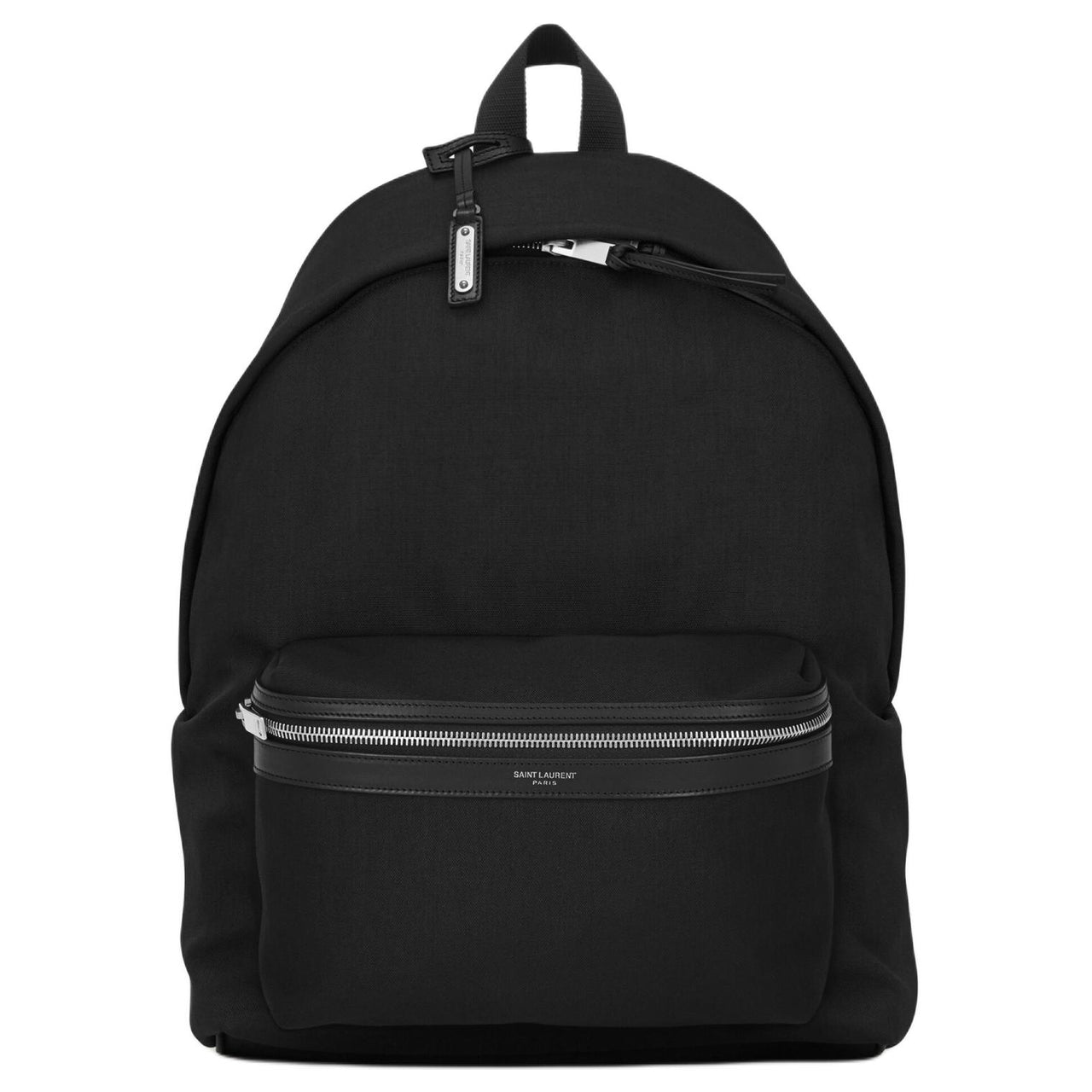 SAINT LAURENT City Fabric Backpack Women's Black