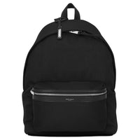 SAINT LAURENT City Fabric Backpack Women's Black