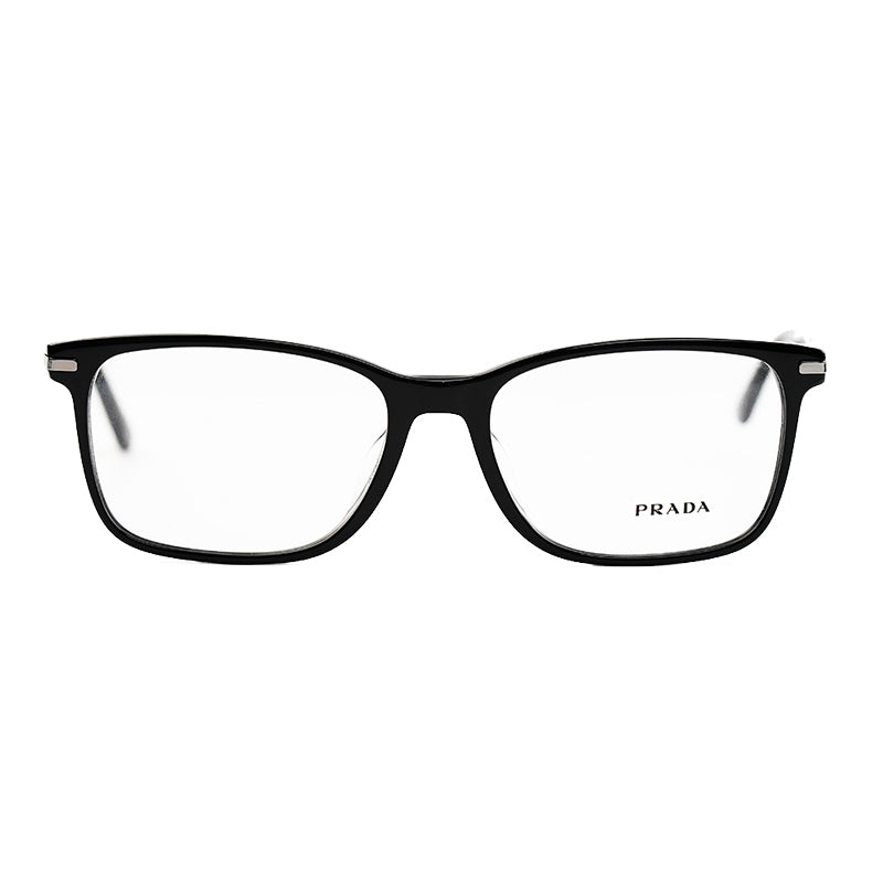 PRADA Plate Frame Metal Polycarbonate Lens Square Eyeglass Frames Men's