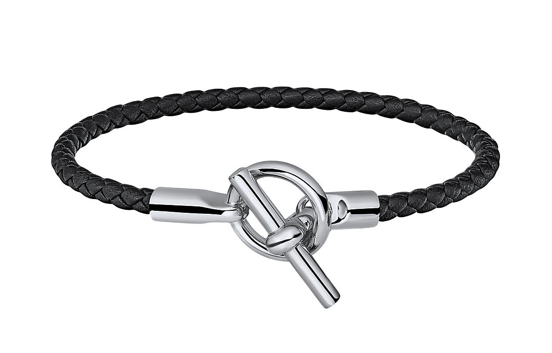 HERMES Leather Bracelets Unisex