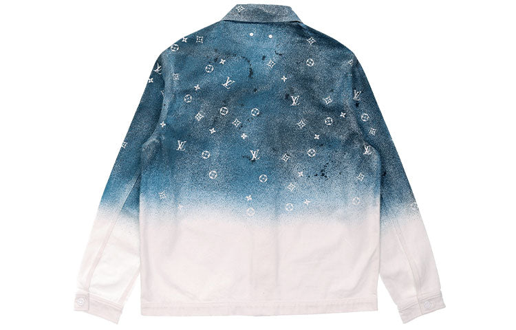 LOUIS VUITTON Shirt Unisex Blue White Gradient