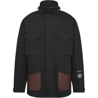 DIOR X Stone Island Cotton Blend Satin Jacket