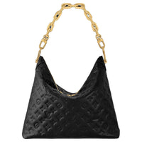 LOUIS VUITTON Coussin Calfskin Hobo Bag Portable Crossbody Bag Shoulder Bag Medium Size Women's Black