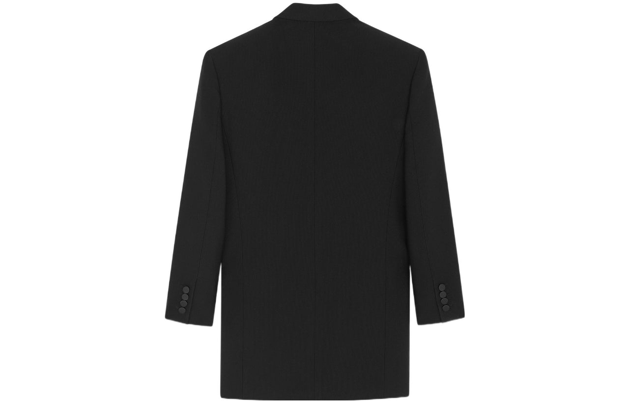 SAINT LAURENT FW22 Business Suits Coats Women's Black
