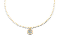 DIOR Metal Resin Pearl Resin Pearl Necklaces Women's Gold