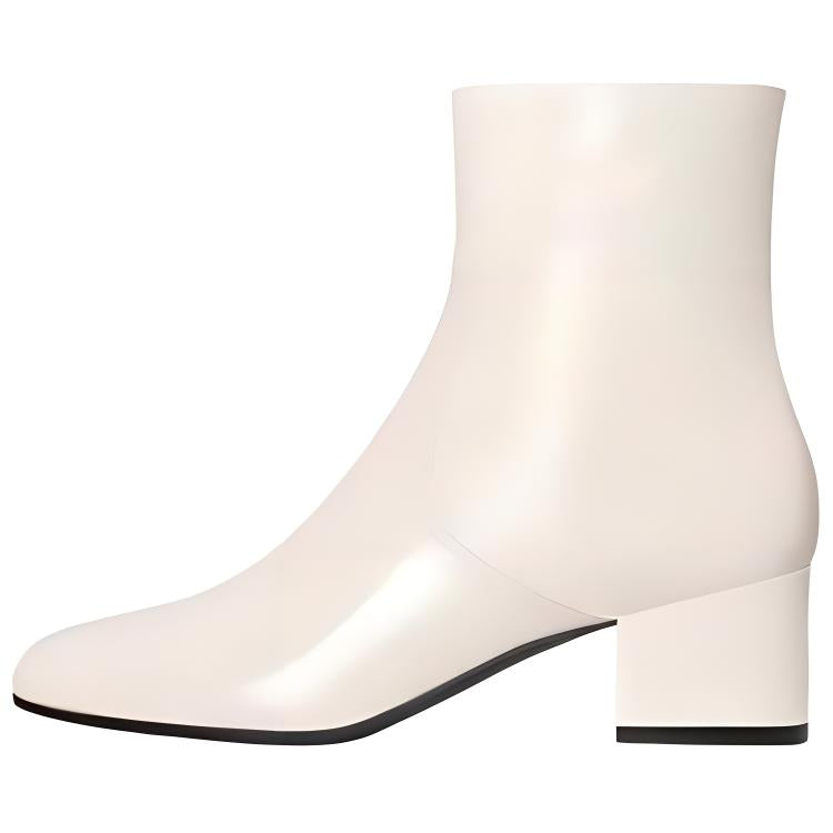 CELINE Ankle Boots Women's White