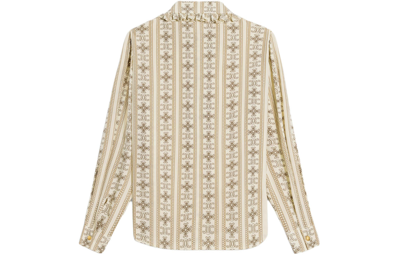 CELINE Shirts Women's Khaki