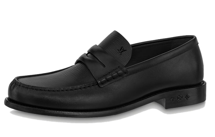 LOUIS VUITTON Loafers Men's Black
