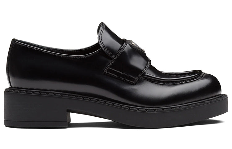 PRADA Leather Loafers 'Black' Women's