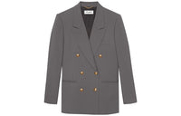 SAINT LAURENT Jackets Women's Gray