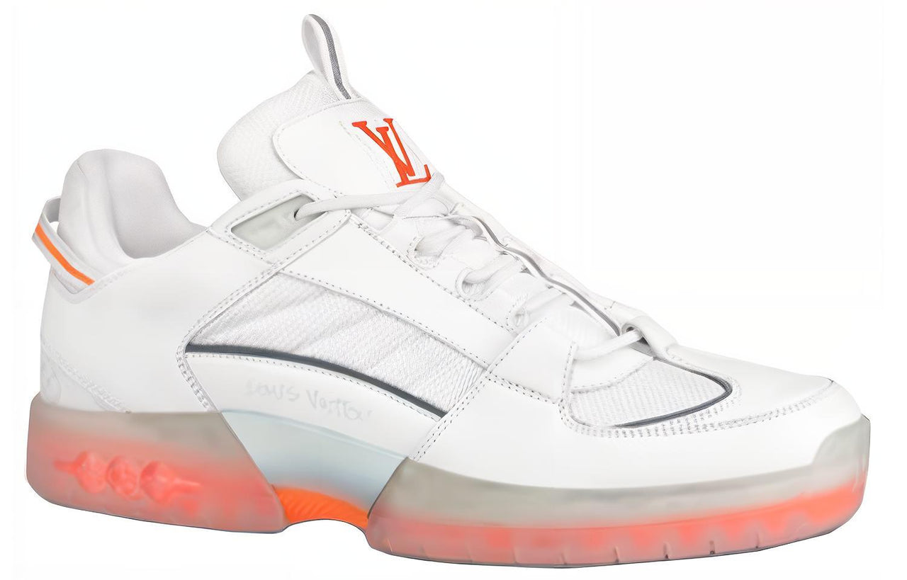 LOUIS VUITTON A View Sneakers 'White Orange' 1A8J1T