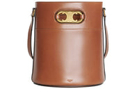 CELINE Triomphe Arc De Triomphe Cow Leather Bucket Bags Shoulder Bag Crossbody Bag Women's Caramel