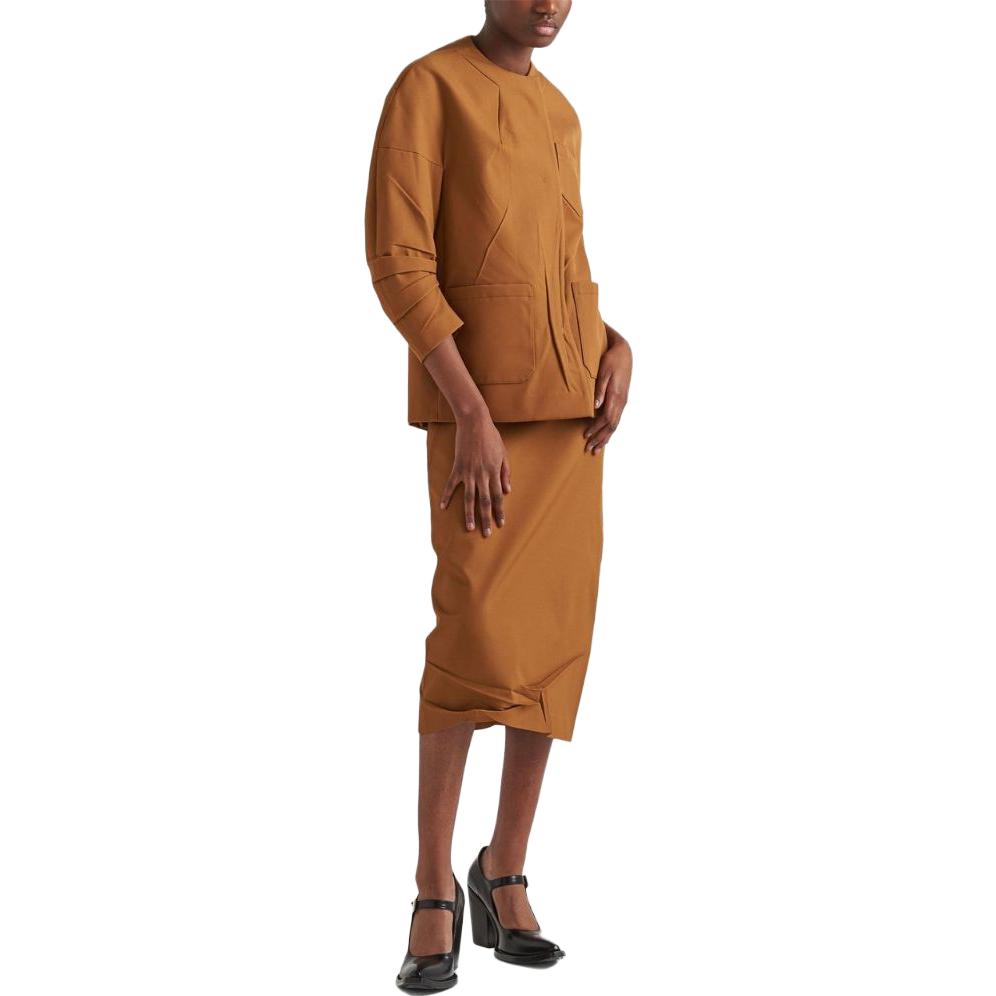 PRADA Casual Long Skirts Women's Brown