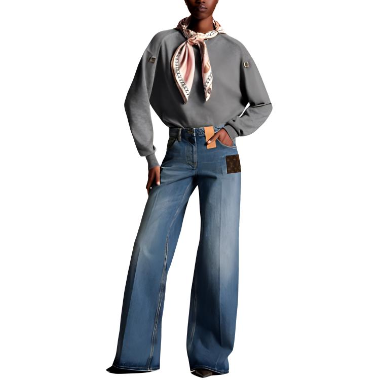 LOUIS VUITTON Jeans Women's Blue