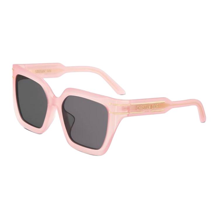 DIOR Acetate Square Sunglasses Women's Pink