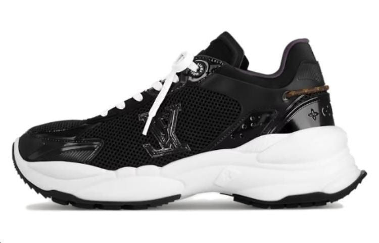 LOUIS VUITTON Run 55 Casual Shoes Women's Black