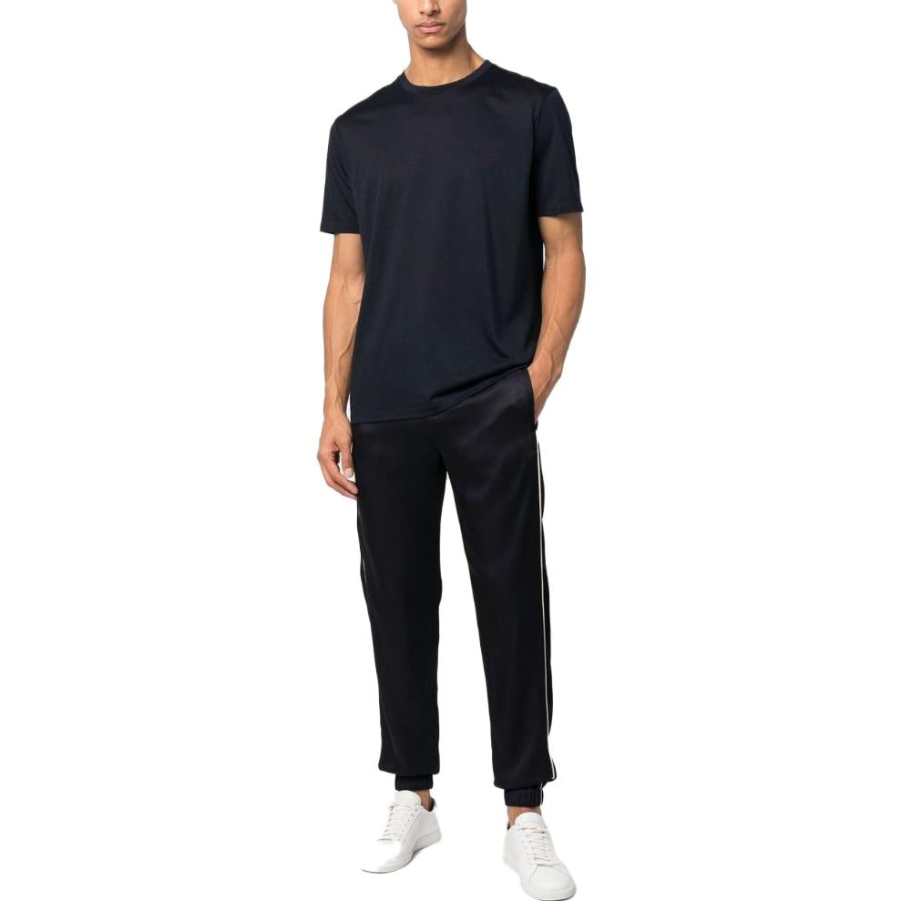 SAINT LAURENT Crew Neck Cotton T shirt