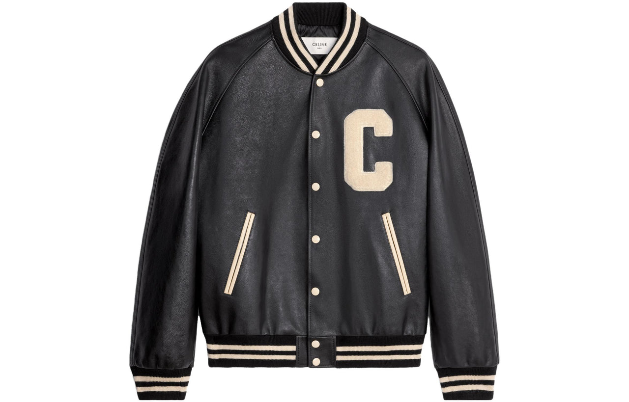 CELINE Oversized Teddy Jacket In Calfskin