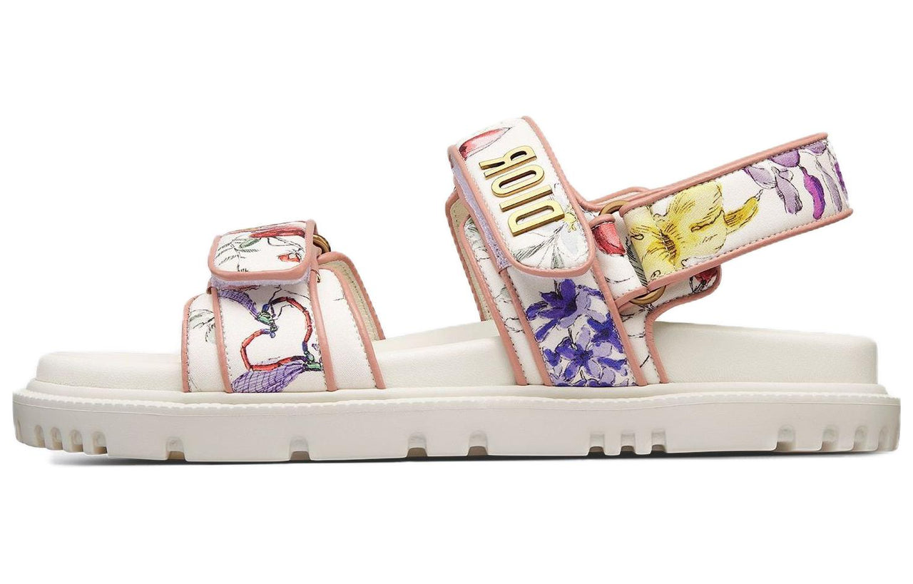 DIOR DiorAct Beach Sandals Women's White