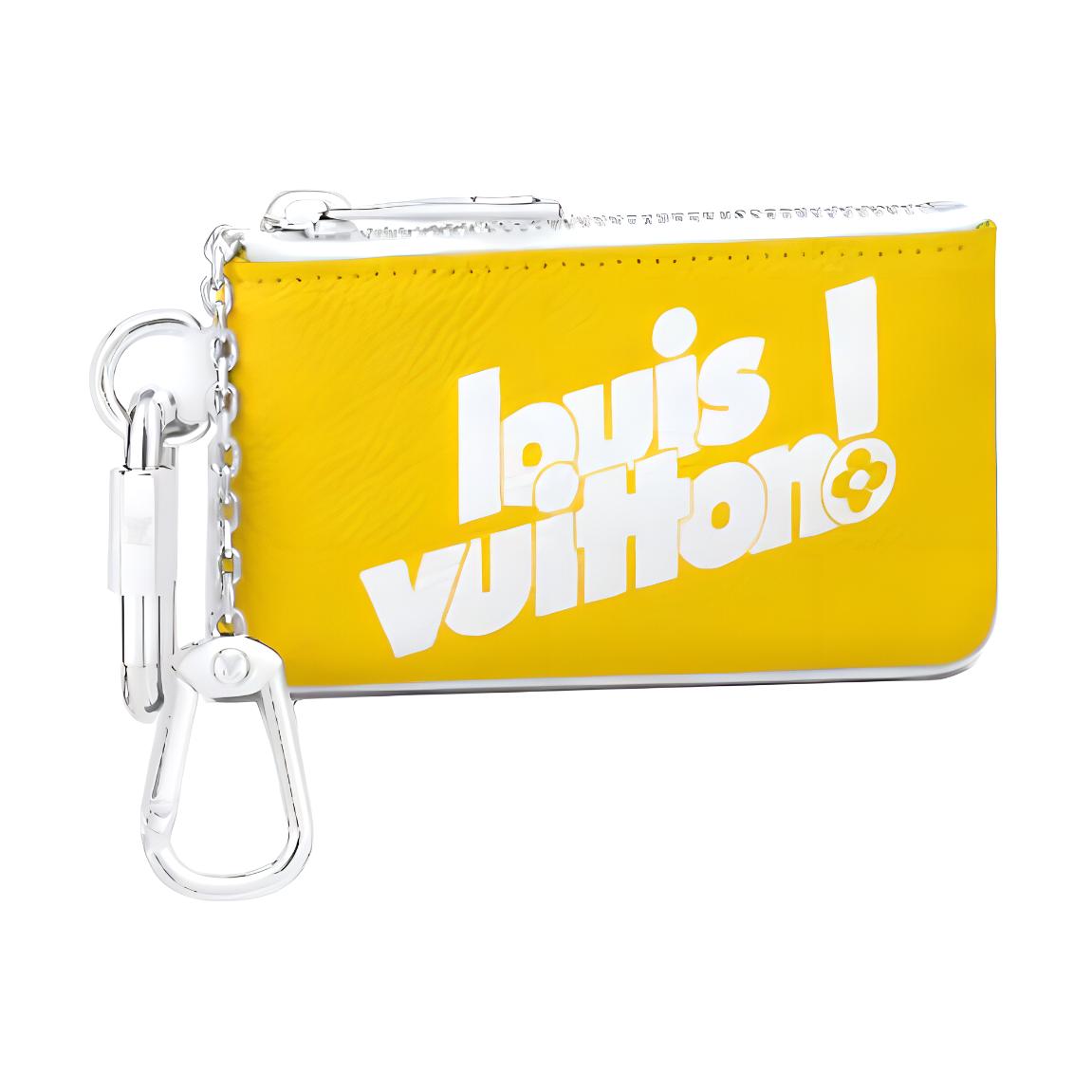 LOUIS VUITTON Pochette Cle Key Pouch Monogram Yellow