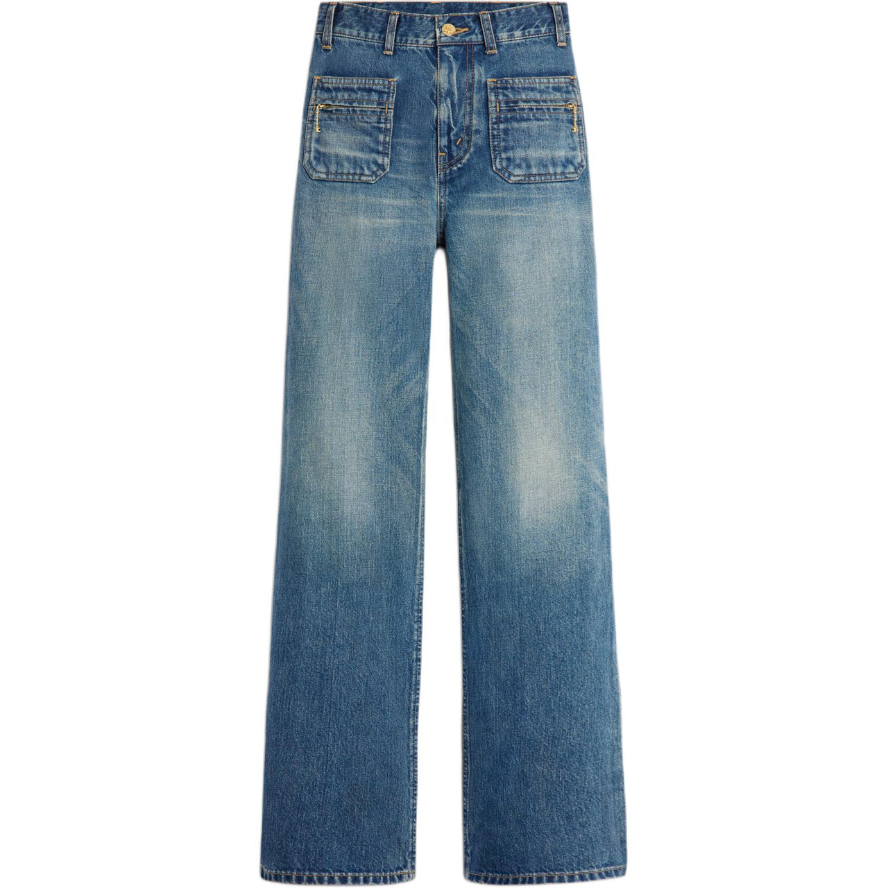 CELINE Jane Jeans In Electric Sky Wash Denim