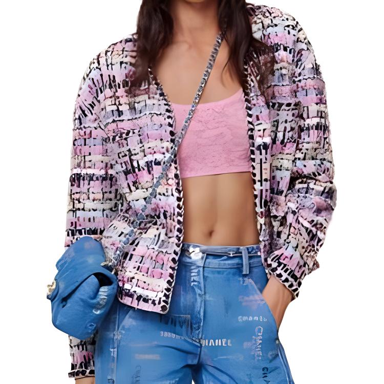 CHANEL Jackets Women's Pink
