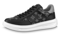 LOUIS VUITTON Beverly Hills Sneakers 'Black Grey Monogram'