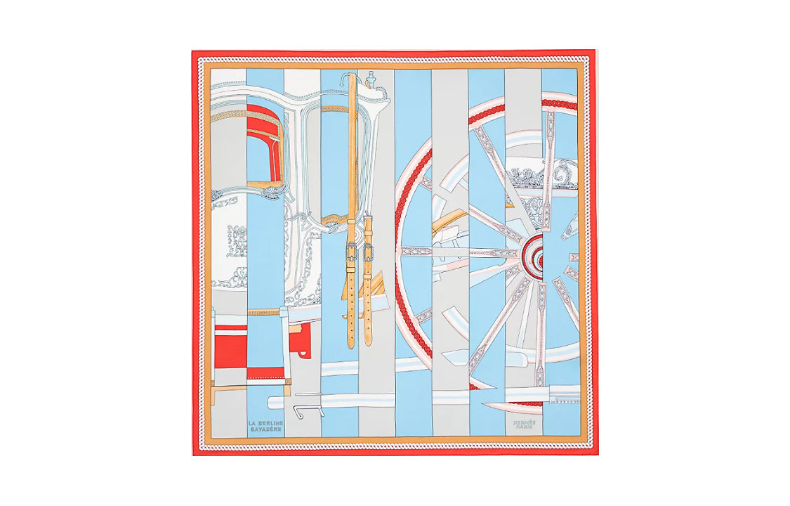 HERMES Silk Scarves Women's Multicolor