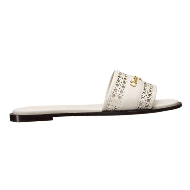 DIOR Slide Slippers Women's White