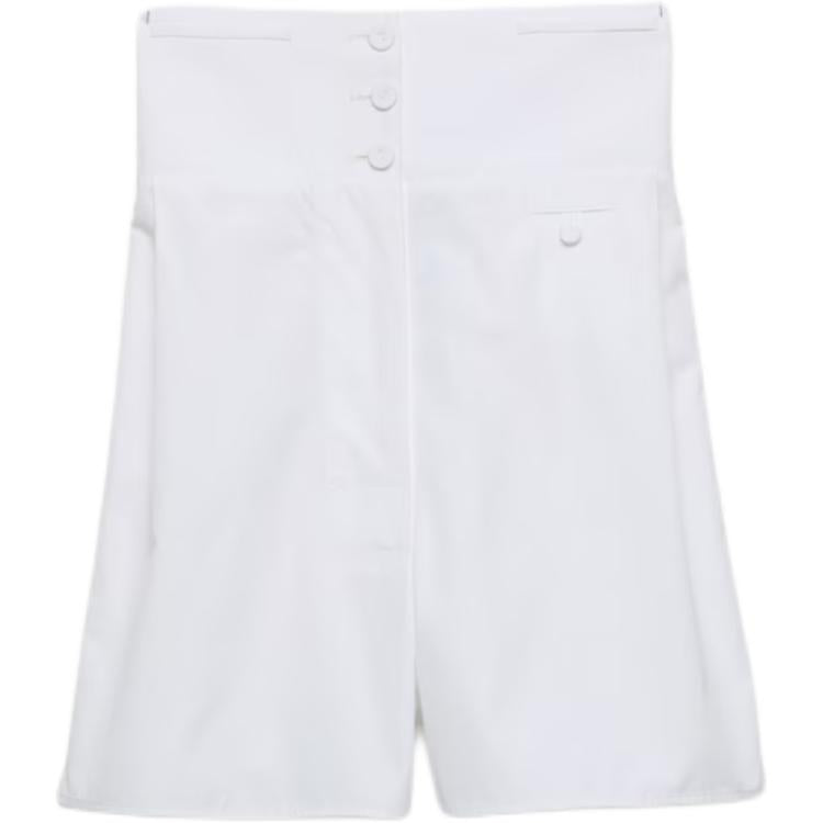 PRADA Poplin Shorts Casual Shorts Women's White
