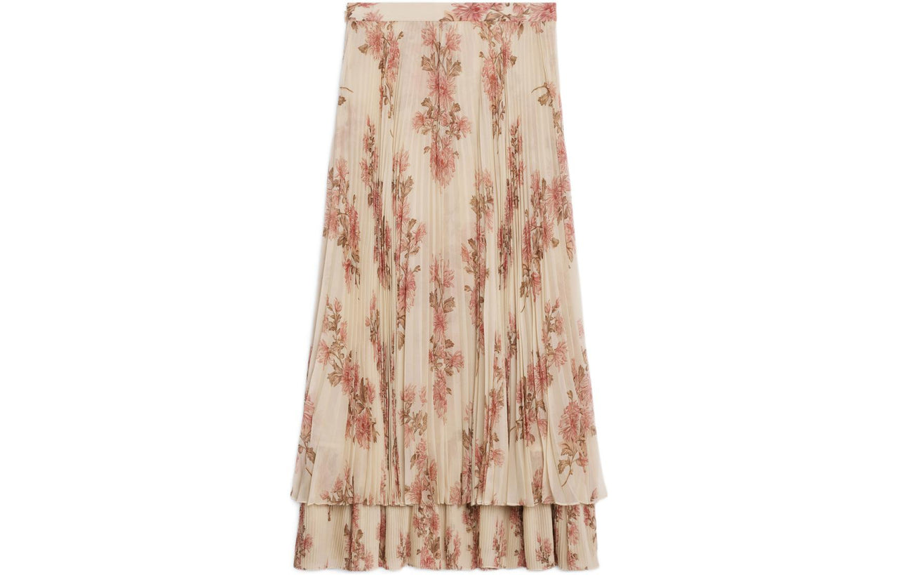 CELINE Casual Long Skirts Women's Vanilla