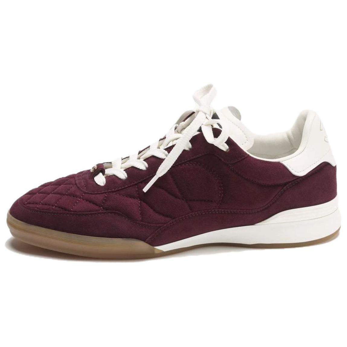CHANEL Low-Top Casual Shoes Women's Burgundy