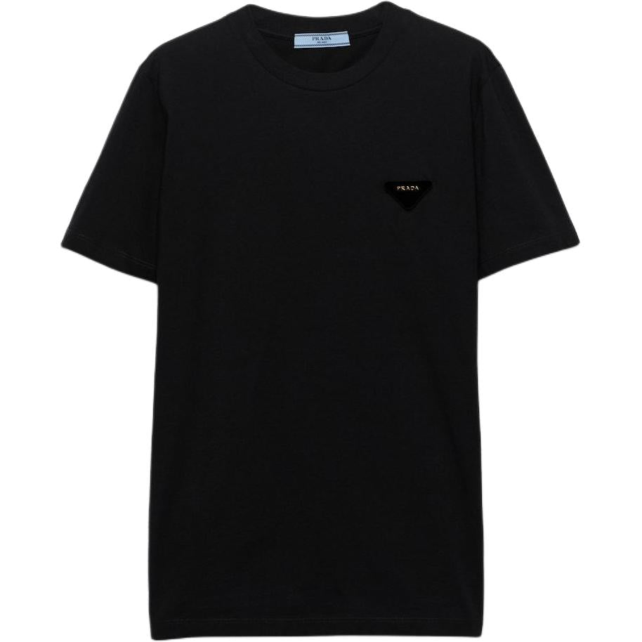 PRADA Logo Detailed Crewneck T Shirt