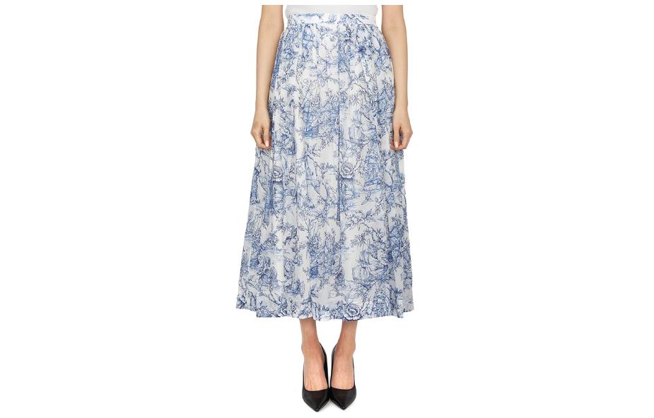 DIOR Casual Short Skirts Women's Blue