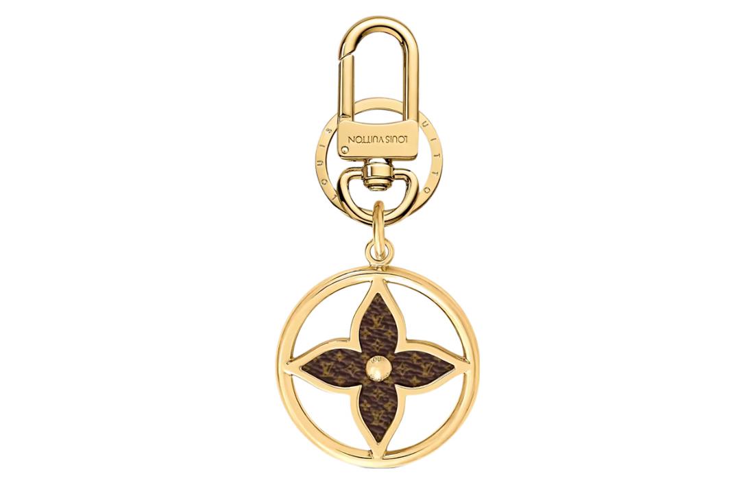 LOUIS VUITTON Puzzle Flower Monogram Keyring