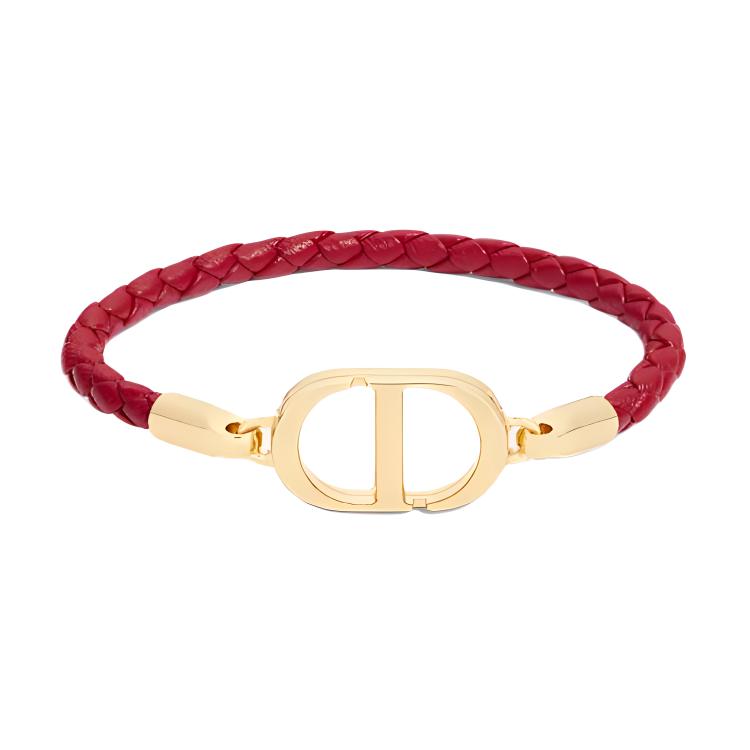 DIOR Metal Bracelets Women's Garnet Red