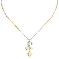 DIOR Metal Necklaces Women's Gold