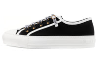 DIOR Walk'N'DIOR Low Top Black Canvas Women's