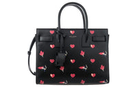 SAINT LAURENT Cow Leather Shoulder Bag Crossbody Bag Handbag Regular Women's Black