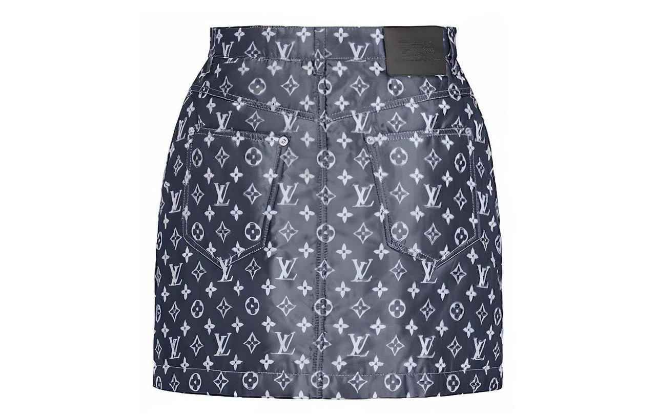 LOUIS VUITTON New Quarterly Products Of LV Casual Short Skirts Women's Black
