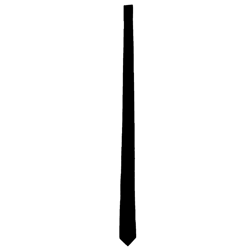 SAINT LAURENT Silk Ties Men's Black