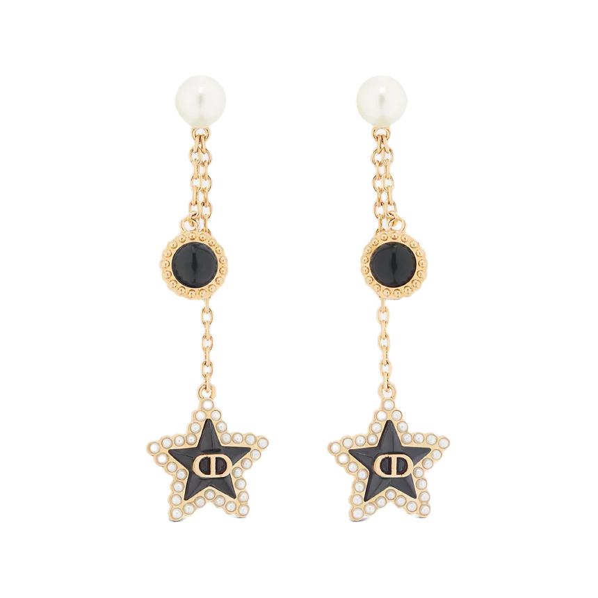 DIOR Metal Earrings Women's Gold