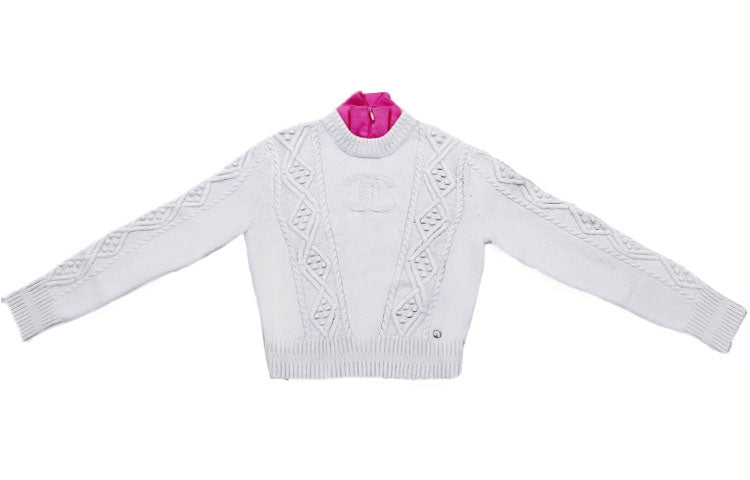 CHANEL FW22 Cashmere Sweater Women's White