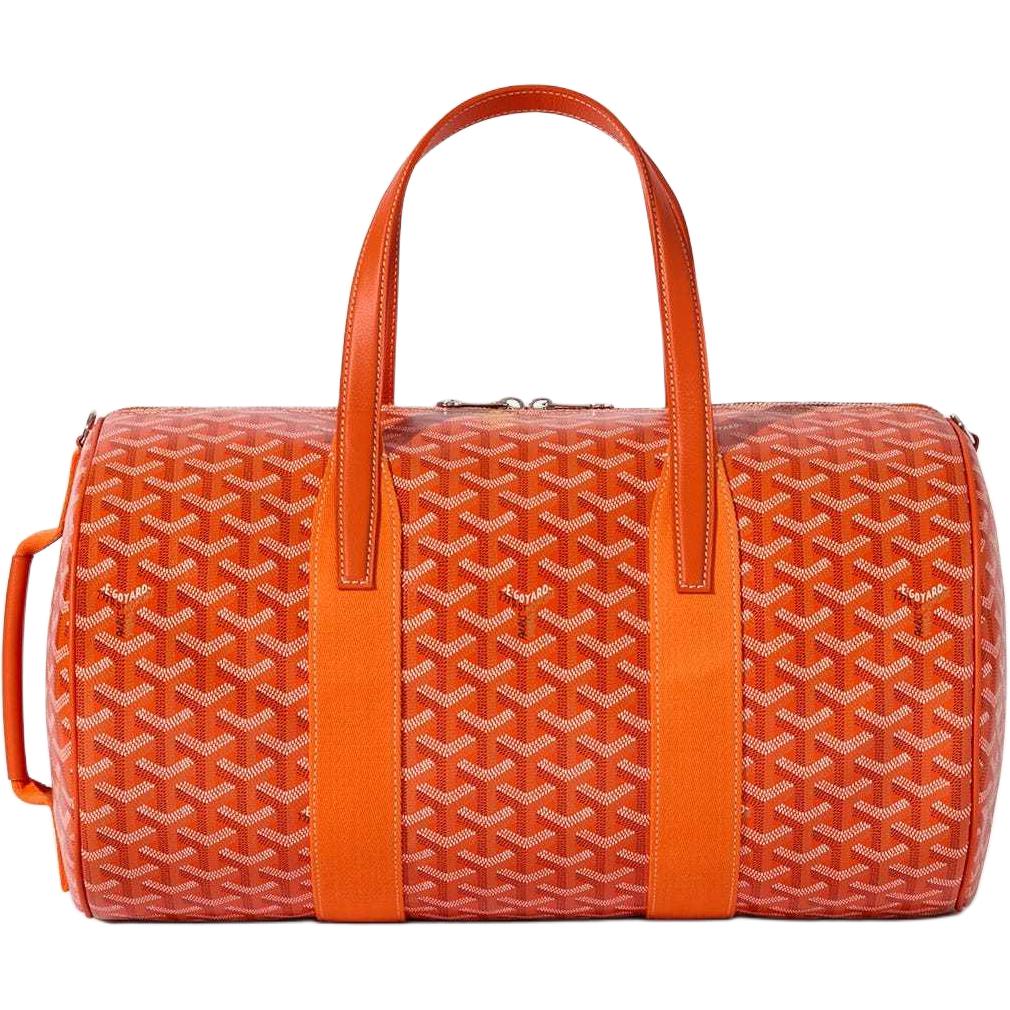 GOYARD Canvas With Calfskin Sports Bag Travel Bag Unisex Orange