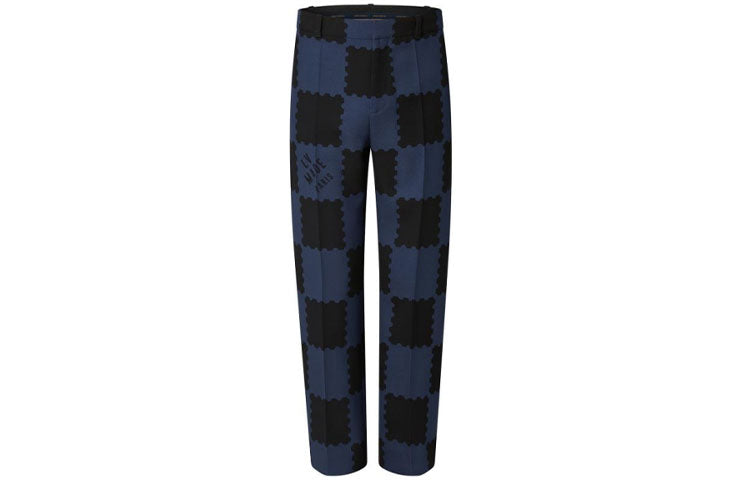 LOUIS VUITTON Cargo Pants Men Dark Blue