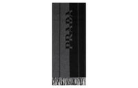 PRADA Logo jacquard Wool Scarf