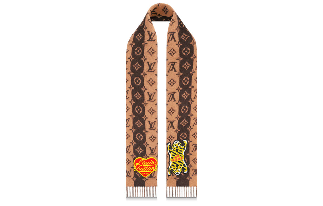 LOUIS VUITTON Scarves Unisex Brown