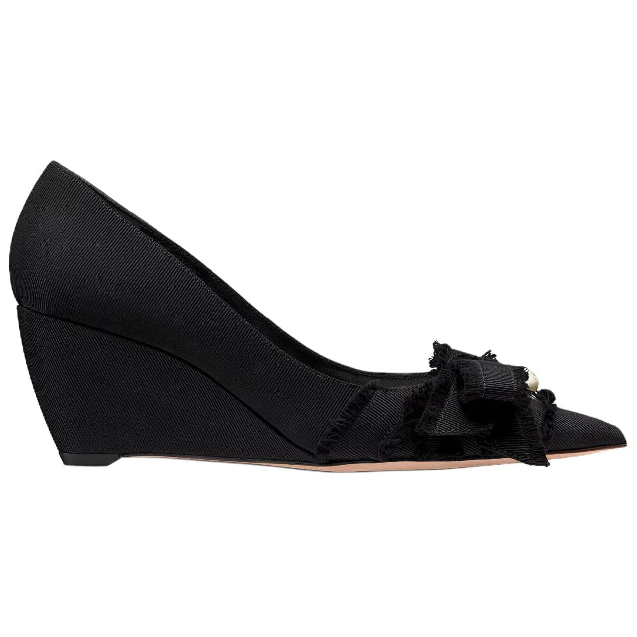 DIOR Adiorable Wedge Heel High Heels 6.5cm Women's Black