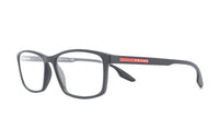 PRADA Plate Frame Square Eyeglass Frames Men's Black