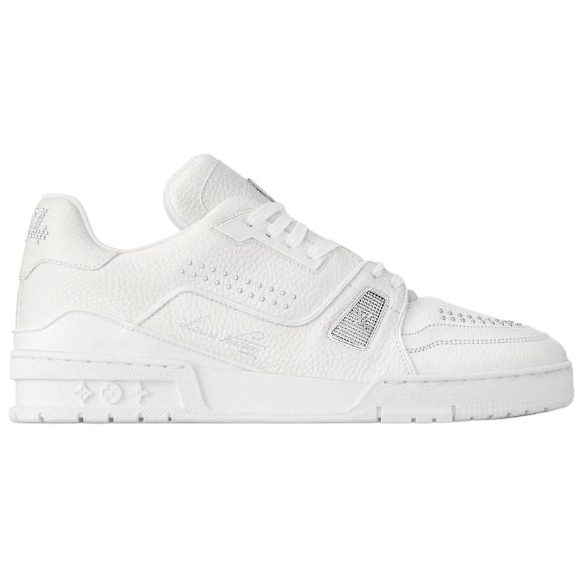 LOUIS VUITTON Trainer 2025 Spring Men's Collection Low-Top Skateboard Shoes Men's White